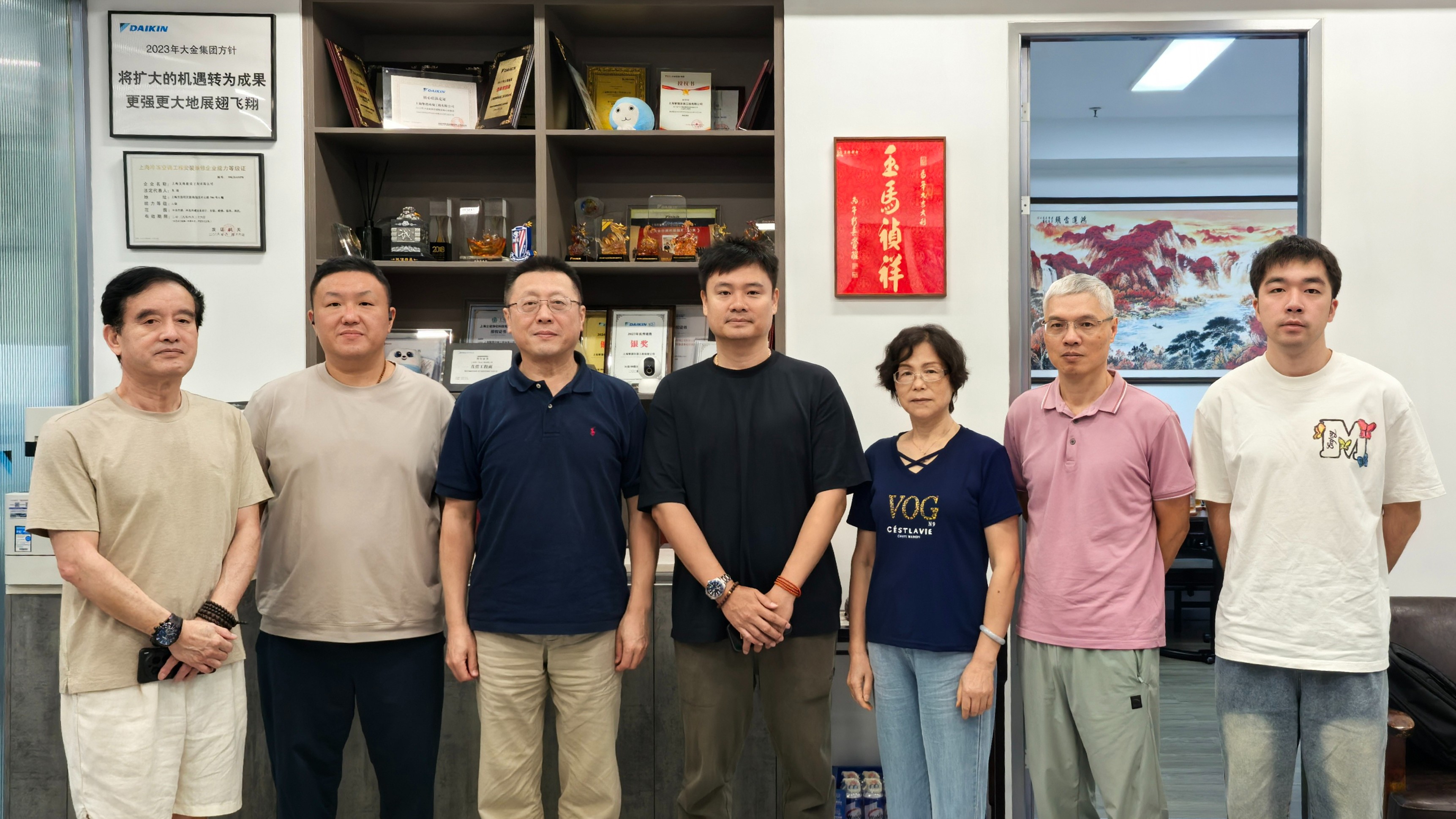 协会走访上海友海建设工程有限公司